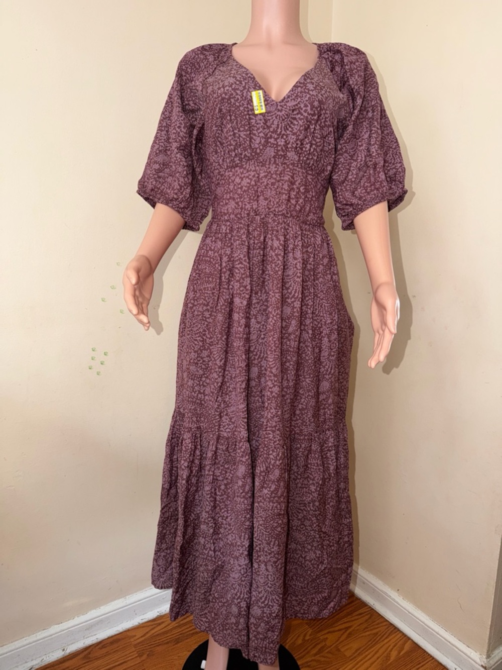 Universal Thread Mauve Floral Maxi Dress